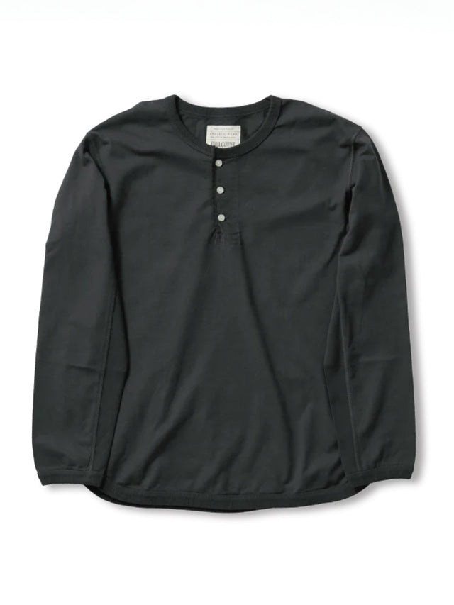 Fullcount, Flat Seam Henley T-Shirt, Ink Black