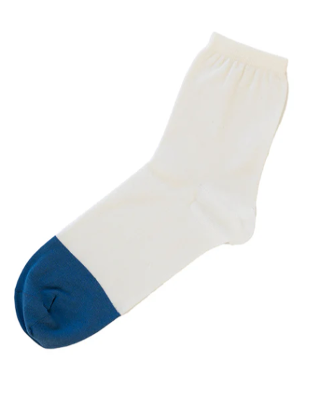 Nishiguchi Kutsushita High Twisted Cotton Socks Nk0902 Off White