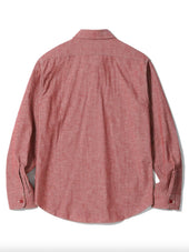Sugar Cane Sc29682 Work Shirt Red Chambray