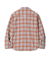Sugar Cane Washer Herringbone Check Western Shirt Lot No Sc29687 Red