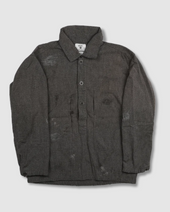 Fullcount 4097ve 2 Us Army Covert Chambray Pullover Shirt Ve Covert Black