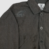 Fullcount 4097ve 2 Us Army Covert Chambray Pullover Shirt Ve Covert Black