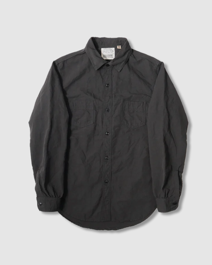 Fullcount 4091l 20 S Cotton Linen Farmers Shirt