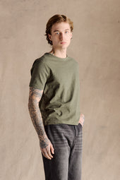 Steve Slub Cotton Tee Green