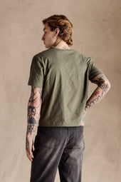 Steve Slub Cotton Tee Green