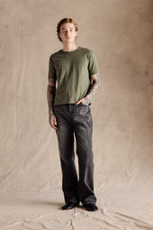 Steve Slub Cotton Tee Green