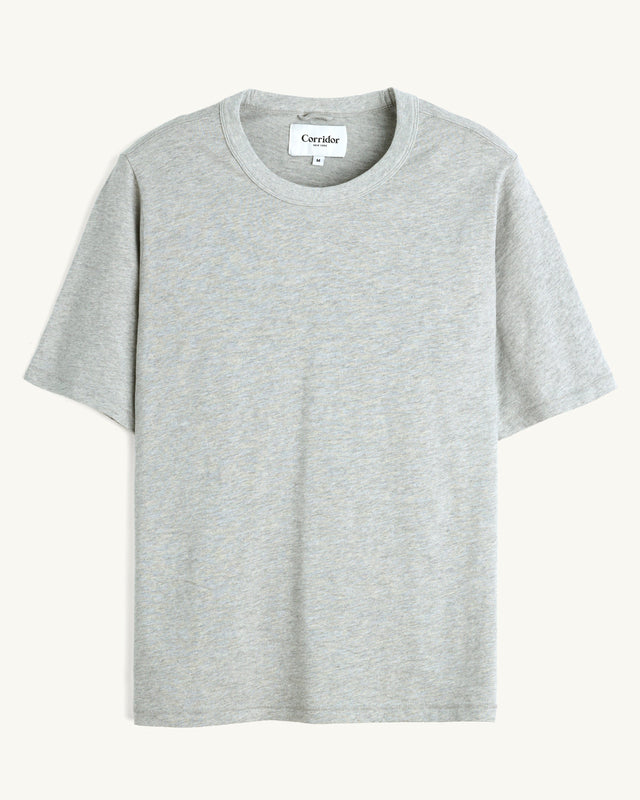 Slub Tee - Heather Grey