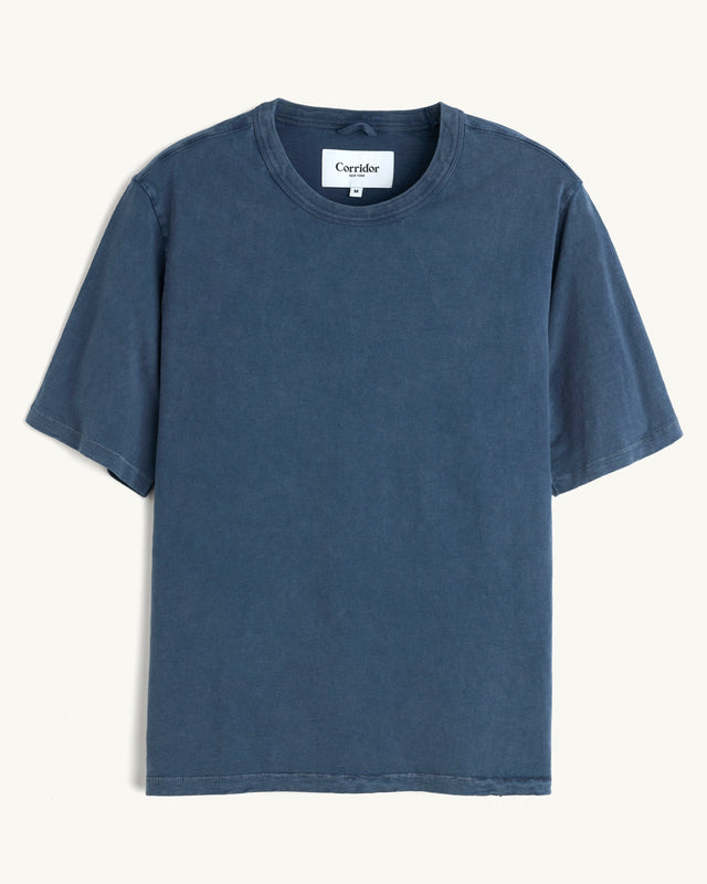 Slub Tee - Navy