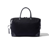 Small Weekend Bag in Black Canvas