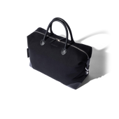 Small Weekend Bag in Black Canvas