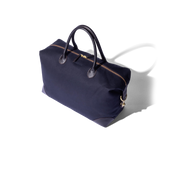 Small Weekend Bag in Blue Canvas