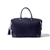 Small Weekend Bag in Blue Canvas