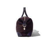 Small Weekend Bag in Brown Suede
