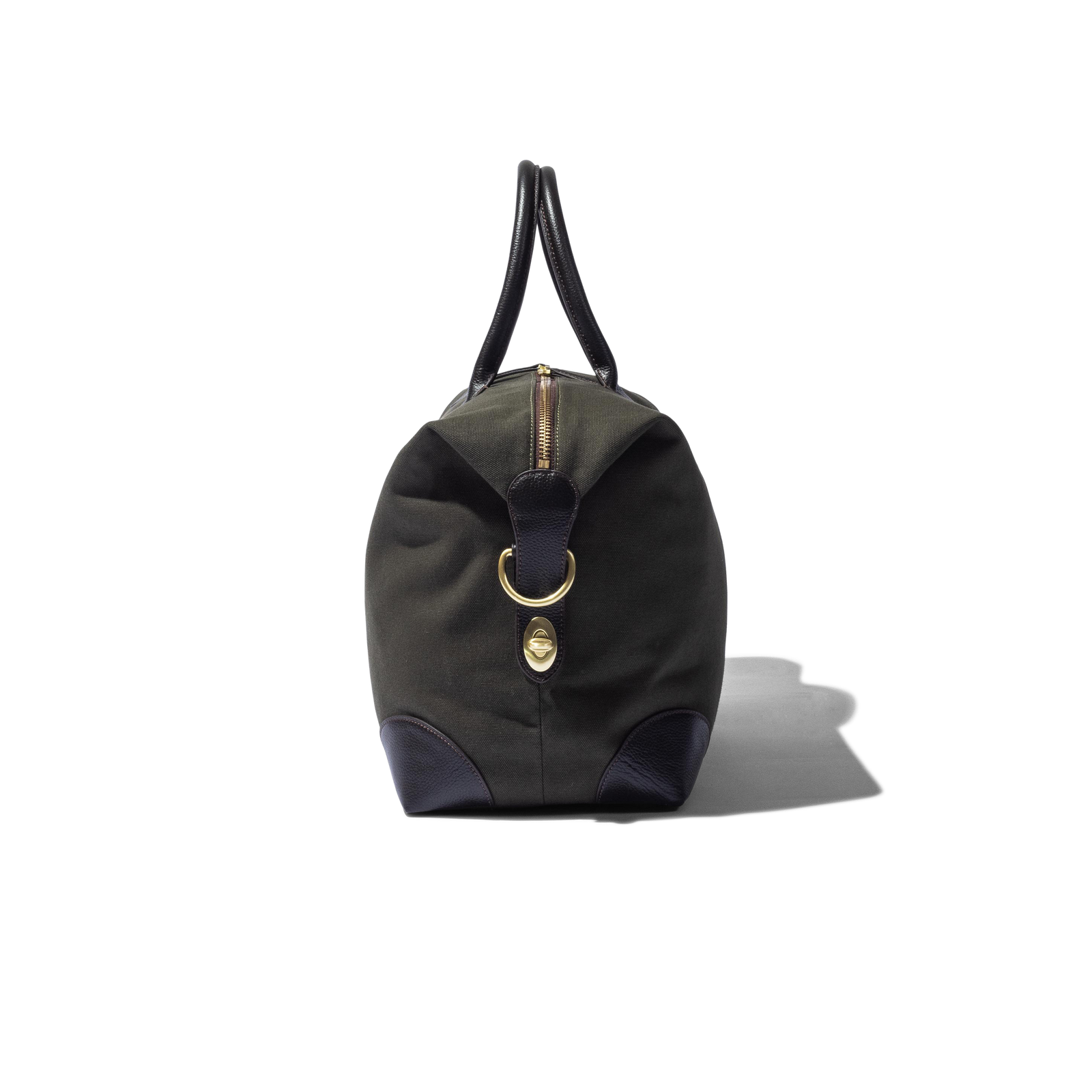 Small Weekend Bag In Green Canvas