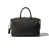 Small Weekend Bag in Green Canvas