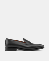 Smith Black Calf with Half-Rubber Soles - 722