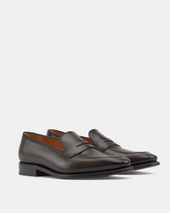 Smith Dark Brown With Half Rubber Soles 722