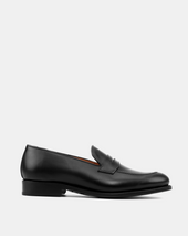 Smith Black Calf with Half-Rubber Soles - 675