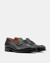 Smith Black Calf with Half-Rubber Soles - 675