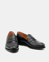 Smith Black Calf with Half-Rubber Soles - 675