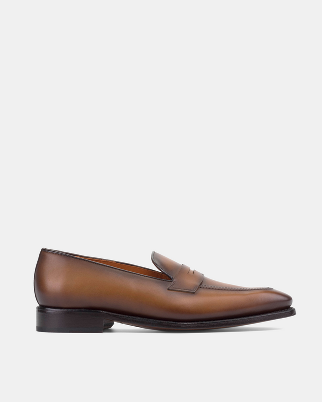 Smith Cognac with Half-Rubber Soles - 722