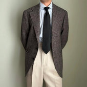 Plain Japanese Jacquard Silk Tie Hand Rolled