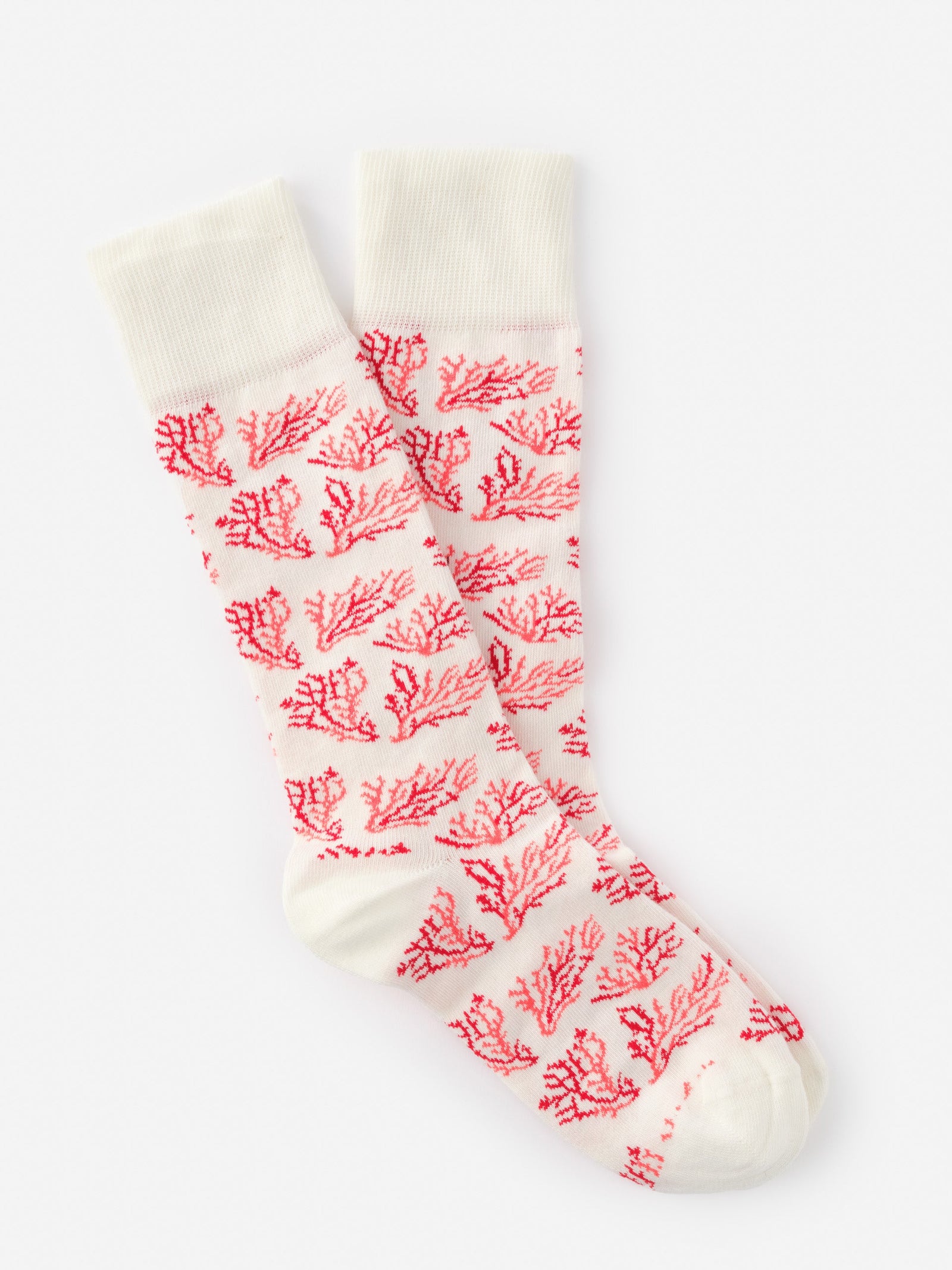 Off White Coral Midi Coral Cay Texture Socks Men S Socks J Mclaughlin