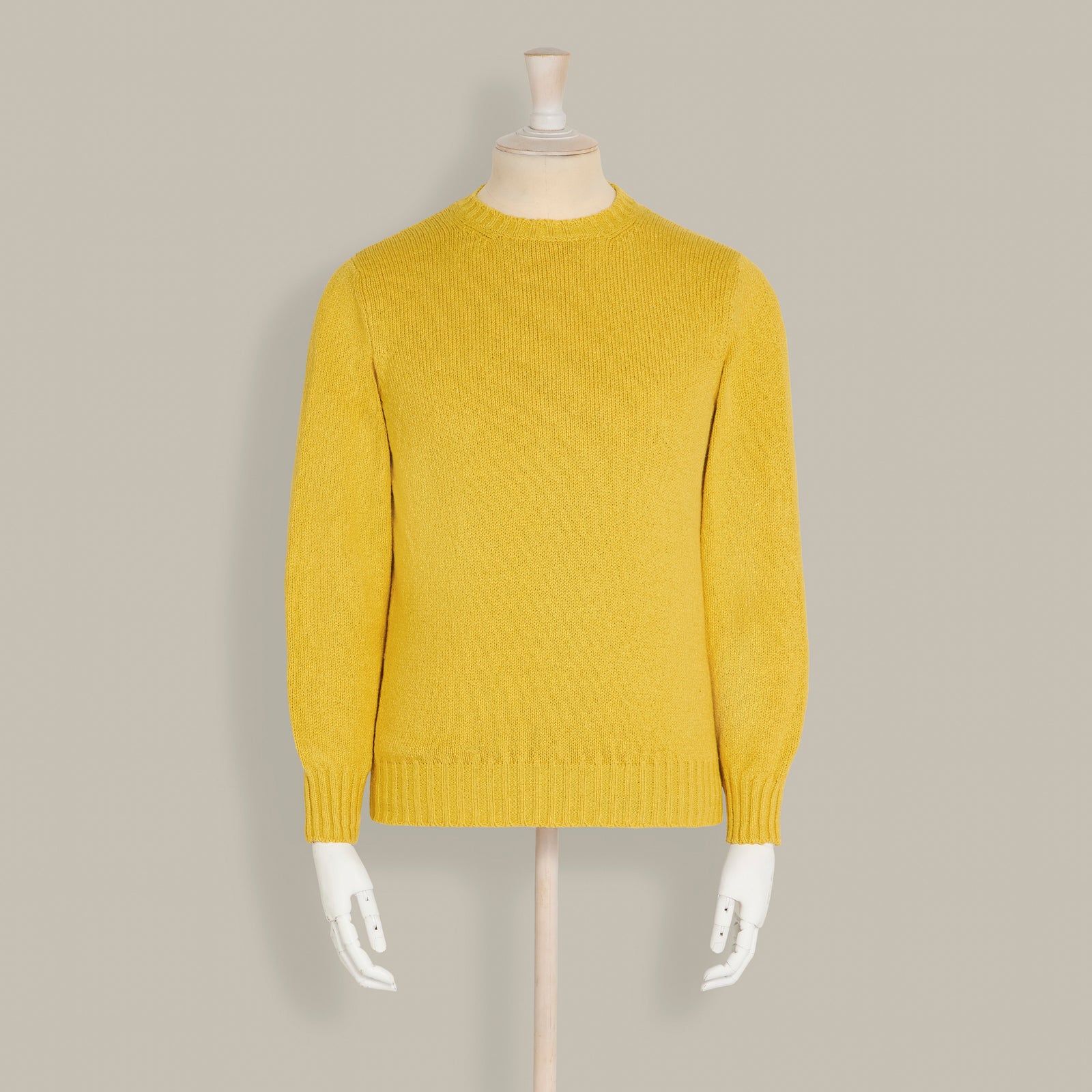 Soft Cotton Crew Neck Sweater In