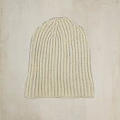 Soft Lambswool Heavy Knit Hat In