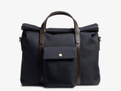 M/S Soft Work – Navy/Dark Brown