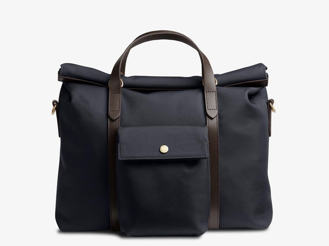 M/S Soft Work – Navy/Dark Brown