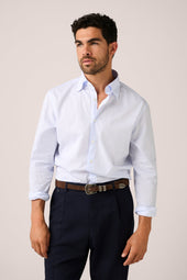 Somelos Workshirt - Light Blue Stripe