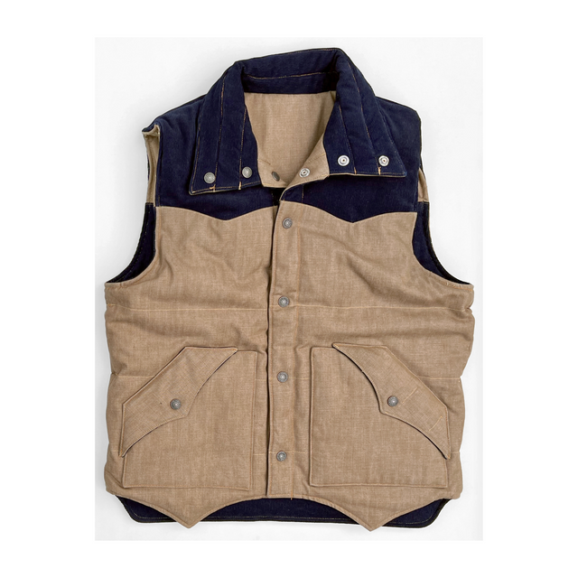 Sonny Puffer Vest - Brown