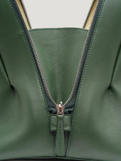 Green Sports Grip Bag With Badges