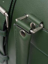 Green Sports Grip Bag With Badges