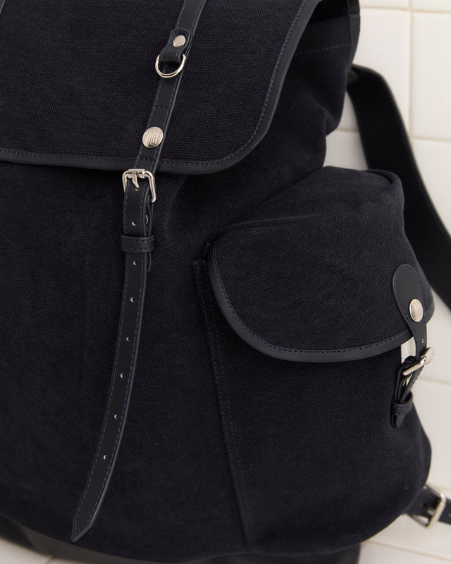 Canvas Rucksack - Black