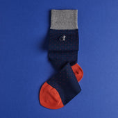 Spot of Style Socks - Navy