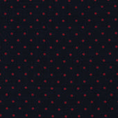 Wool and Cashmere Spotted Pocket Square in Red