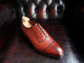 St James Ii In Vintage Cherry Calf Tg73