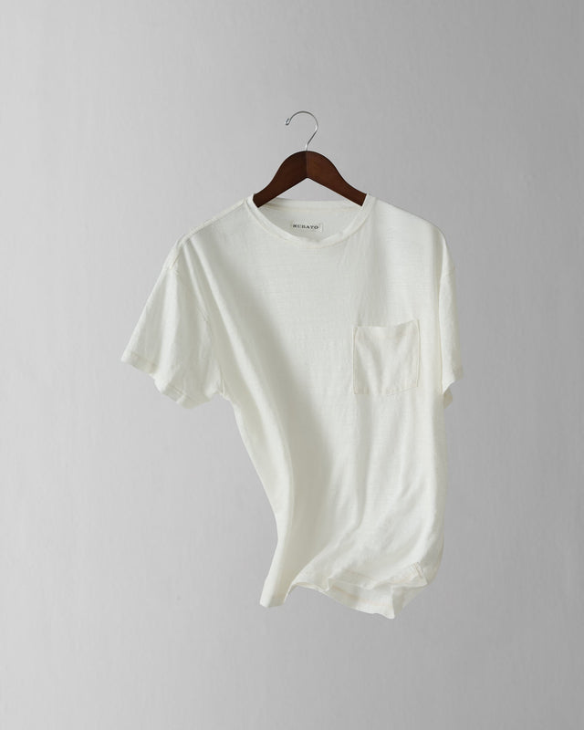 Standard T-shirt in White Linen