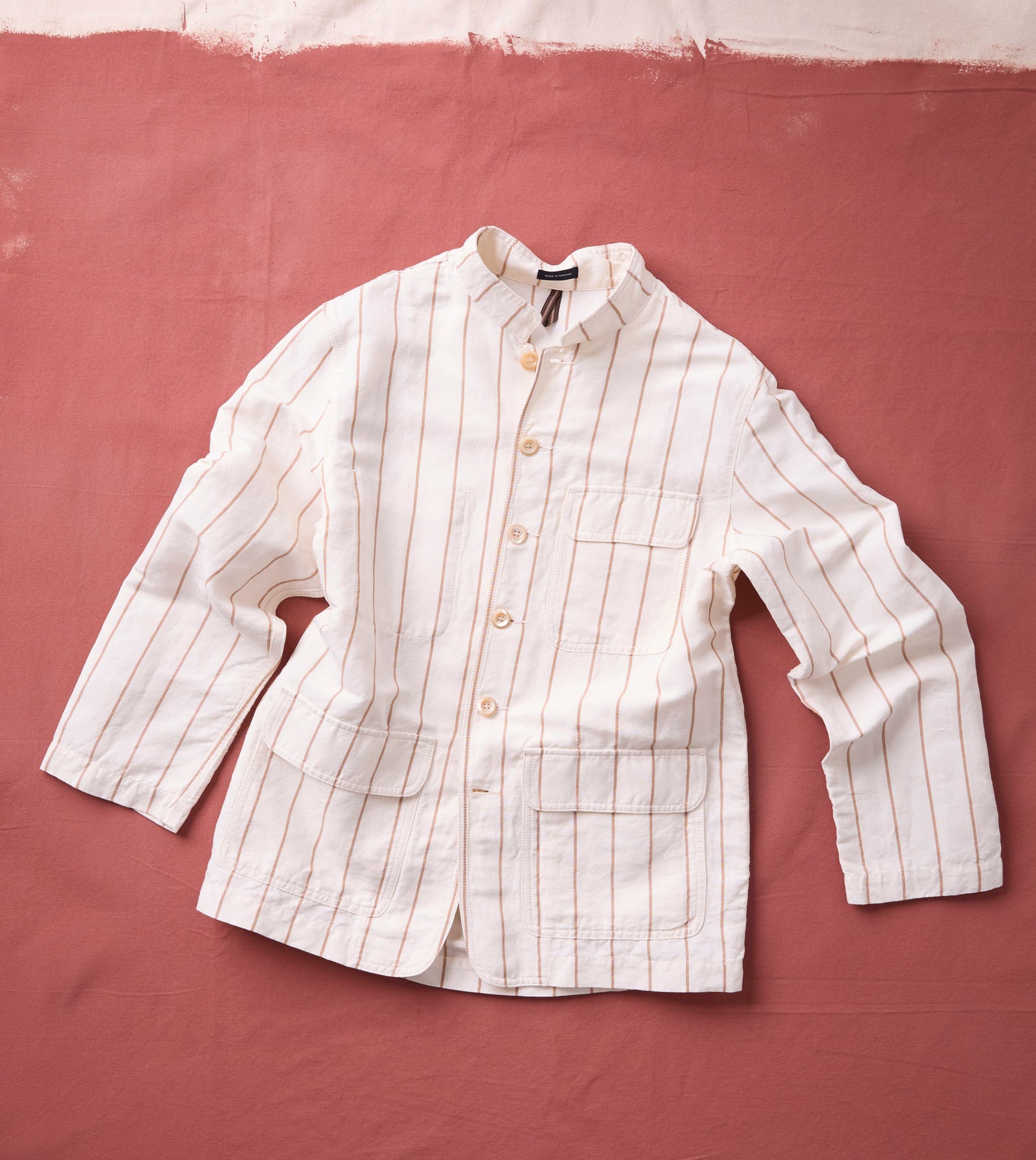 Stripe Canapa Foresti Re Jacket