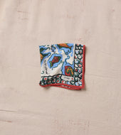 Fish Print Silk Pocket Square