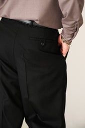 Wool Classic Wide Leg Trousers