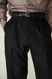 Wool Classic Wide Leg Trousers