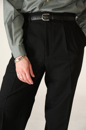 Wool Empire Waist Trousers