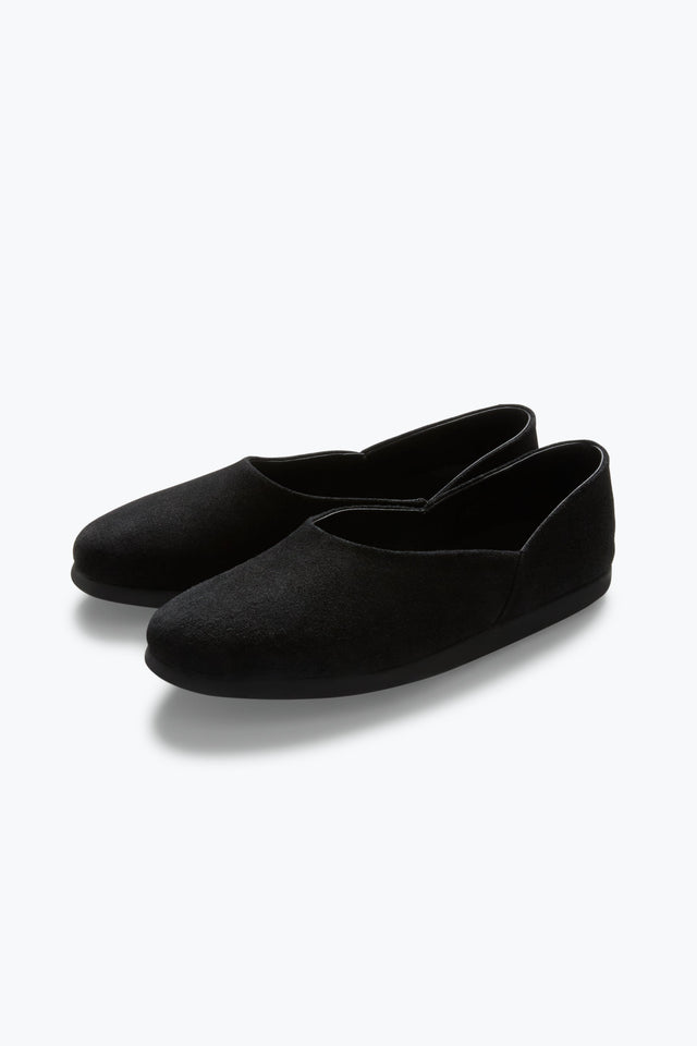 Slipper (Black Suede)