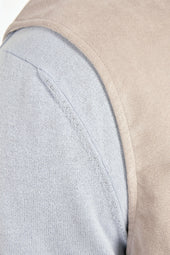 Alcantara Vest Made In Italy