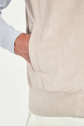 Alcantara Vest Made In Italy