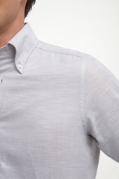 Chambray Button Down Shirt Made In Italy
