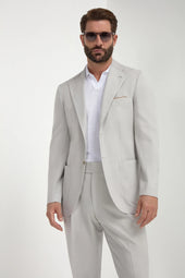 Herringbone Suit Made In Italy